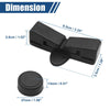 CG125 Black Rubber Motorcycle Gas Tank Cushion Holder