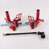Honda NSF100 NSR50 Aluminum Adjustable Racing Rearset Footpegs (2000-2009)
