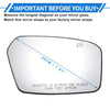 Ford Fusion Heated Right Passenger Side Mirror Glass (2006-2010)