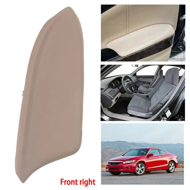 Honda Accord Sedan Beige Leather Front Right Door Panel Armrest Cover (2008-2012)