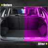 Tesla Model 3 / Y / X (2017-2023) Pink Purple 8pcs LED Footwell Lights