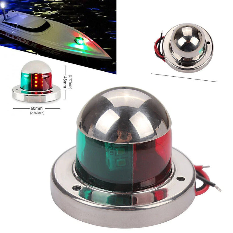 Marine Boat Yacht Pontoon Port Starboard 12V LED Navigation Lamp (N/A)