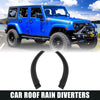 Jeep Wrangler JL 1 Pair Hardtop Water Rain Diverters (2018-2021)