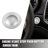 Jeep Cherokee and Dodge Silver Tone Engine Start/Stop Button Cover Kit