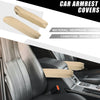 Honda Odyssey Car Armrest Covers 2 x Light Brown (2012-2017)
