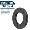 Oil Seal 40x72x8mm Black 5Pcs NBR Rubber Seal Ring Rotary Shaft