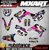 Honda CRF 125 (2019-2021) - RUSH STYLE Stickers Full Custom Decal Kit