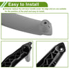 BMW X5 (2007-2013) Gray Black Door Panel Handle Pull Trim Cover