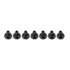 Bike Motorcycle 6 x Black Titanium M6x10mm Torx Head Bolts