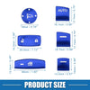 Honda Accord (2018-2022) Blue 10 x Car Window Switch Button Covers