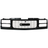 Grille Assembly Black For 1994-2000 GMC C2500 C3500 K3500