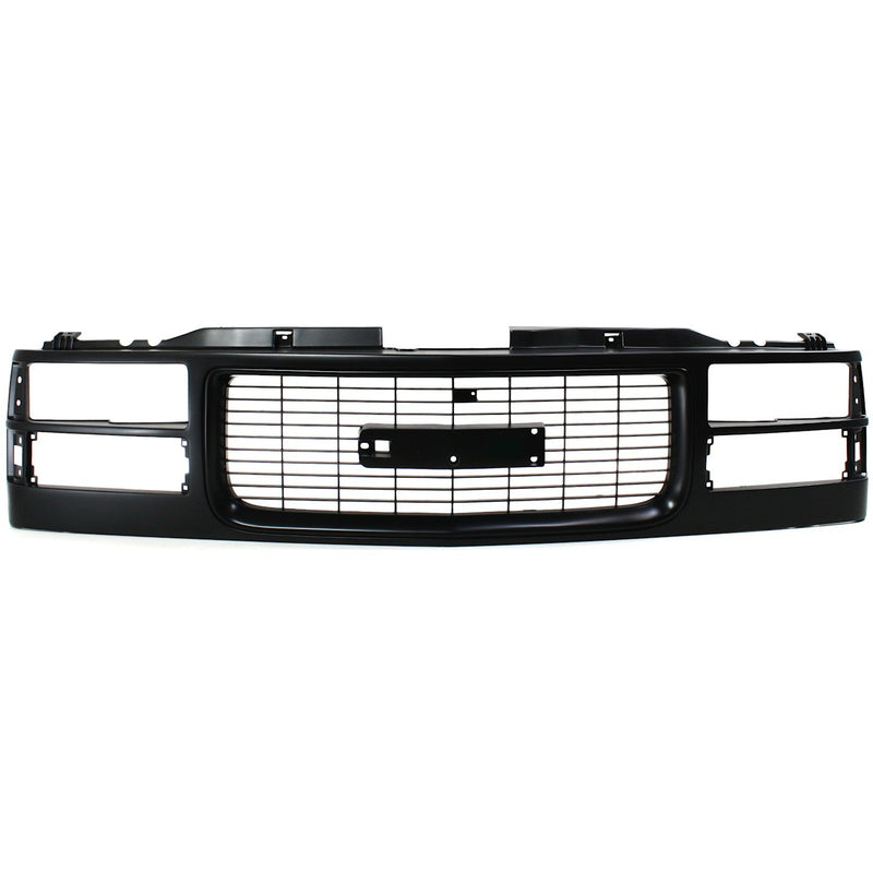 Grille Assembly Black For 1994-2000 GMC C2500 C3500 K3500