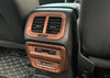 VW Tiguan Peach Wood Grain Rear AC Air Outlet Vent Cover Trim (2018-2023)