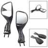 Kawasaki Ninja 650R ZX6R ZX9R Black L&R Rear View Mirrors (2006-2008)
