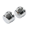 Harley Touring Road King Electra Glide Front Axle Cap Nut Covers (2000-2007)