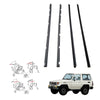 Toyota Land Cruiser FZJ71 GRJ79 VDJ78 Front Door Glass Weatherstrip