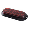 Truck 6pc Oval LED Trailer Lights Red & White (10)