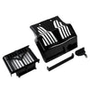 Indian Bagger Black Lower Fairing Spoiler Mudguard Oil Cooler Cover (2015-23)