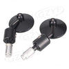 Bobber Cafe Racer Black Bar End Rearview Side Mirrors 7/8"