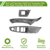 BMW 5 Series Gray Door Panel Handle Pull Trim Cover (2011-2016)