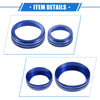 Ford F150 4 x AC Audio Volume Tune Switch Knob Ring Covers (2021-2023)