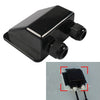 Solar Panel RV Caravan Black Double Wire Cable Entry Gland Box