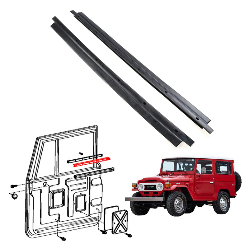 Toyota Land Cruiser BJ40 FJ43 FJ45 Door Glass Weatherstrip