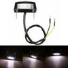 Motorcycle 1 x 3 LED Motorcycle Rear Tail License Plate Light Lamp 12V