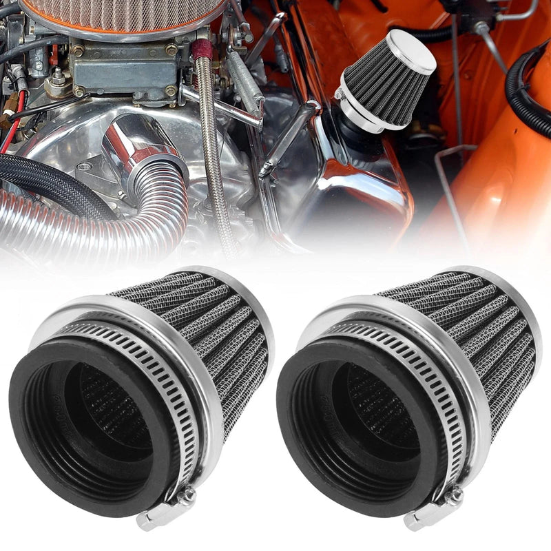 Motorcycle 2 x 50mm Air Filter Cleaner