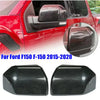 Ford F150 Carbon Black Rearview Mirror Cover Trim (2015-2020)