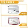 Mitsubishi Outlander Chrome Silver Tone Fuel Tank Door Cap (2003-2023)
