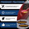 Mercedes W203 C-Class Amber LED Side Mirror Turn Signal Light (2000-2007)