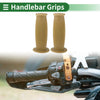 Motorcycle 25mm Motorcycle Hand Grips Cover Handlebar Grips TPU Khaki