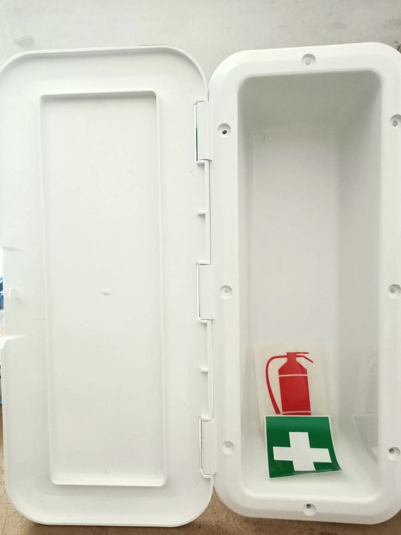 Caravan Boat RV 1KG Extinguisher Fire Extinguisher Holder with Hinged Door