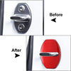 Audi A3 A4 TT S3 S4 VW Golf Passat Tiguan Red Door Lock Protective Cover