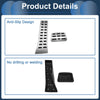 Hyundai Tucson (2016-2023) Silver Tone Automatic Footrest Pedals Cover