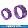 Dodge Durango Purple Set of 3 Knob Cover Decals (2014-2020)