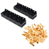 10 x 12V/24V 30A-80A 5 Pin Relay Socket Holder Block w/ 50 Terminals AU