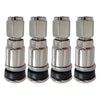 Car 4 x Stainless Steel High Pressure Wheel Tire Valve Stems
