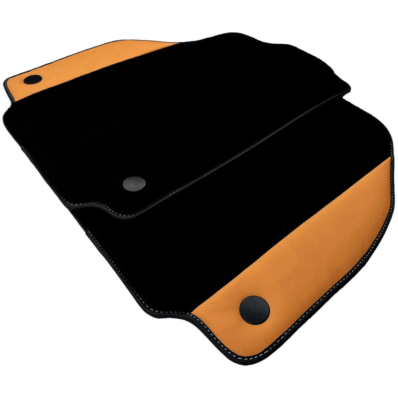 Ferrari 458 Spider Beige Tradizione Nappa Leather Floor Mats (2010-2015)