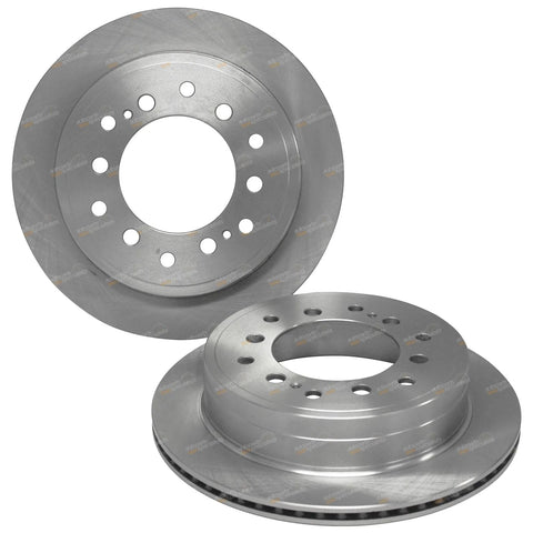 Toyota Prado GRJ120 / KDJ120 2 x Rear Brake Rotors (2002–2009)