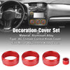 Subaru WRX STI Red Side Mirror Adjustment Knob Covers (2002-2021)