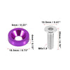 Car / Motorcycle 20pcs M6 Fender Bumper Washer Bolt
