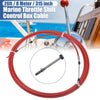 Yamaha Red 1pcs 26ft 315 Inch Marine Type Shift Remote Control Box Cable