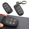 Jeep Dodge Journey Charger Carbon Fiber Key Fob Case Cover