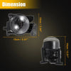 BMW 525i 530i 1 x Pair Driving Fog Lights with Bulbs (2004 - 2007)