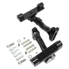 Harley Road King 1993-2025 Black Adjustable Rear Footboard Mount