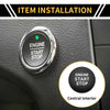 Toyota Tacoma (2016-2023) Black Engine Start Stop Button Cover
