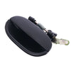 Hyundai Excel Textured Black Rear Left Outer Door Handle (1994-2000)