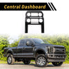 Ford F-150 (2015-2020) Carbon Fiber Black Central Control Panel Cover Trim